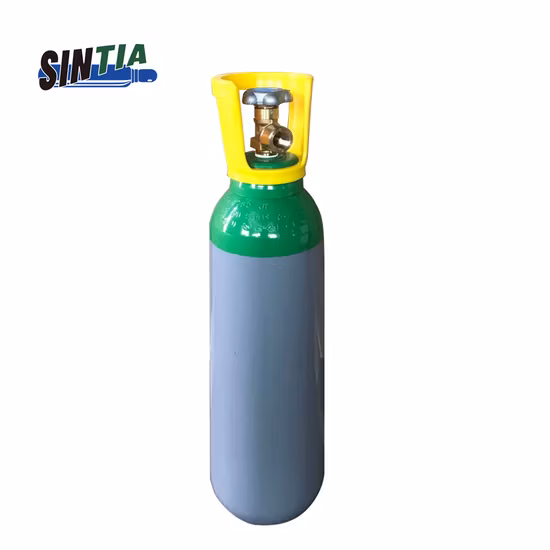 Steel Gas Cylinders Seamless for Mapp Stainless 37mn/34CrMo4 Empty Pipe Tank 8L CO2 10L High Pressure Valves Equipped Oxygen Cylinder