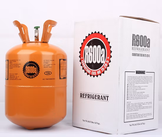 Environment Friendly Isobutane R600A in 6.5kg Disposable Cylinder